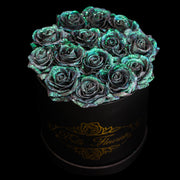 Mermaid Tail Glitter Roses - Black Box