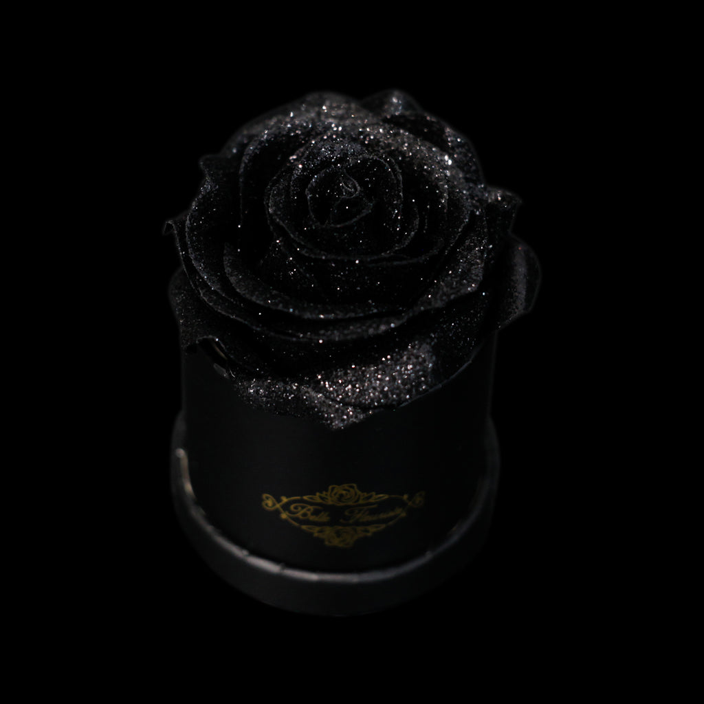 Belle Fleuriste - Bubblegum Glitter Roses Black Box – BelleFleuristeUK