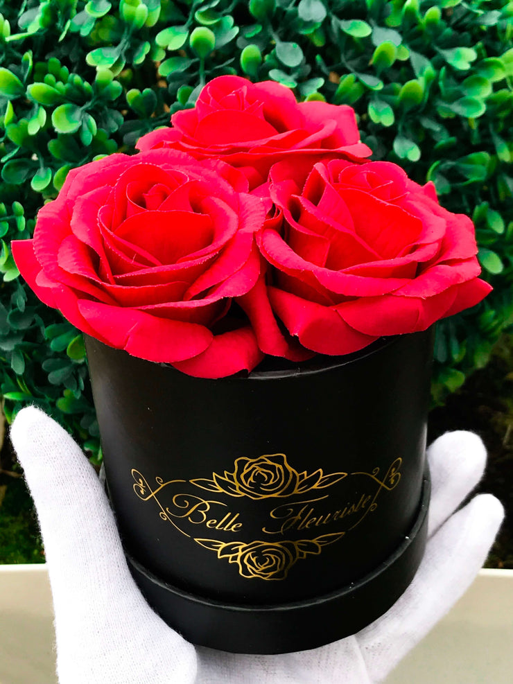 Classic Red Roses - Black Box