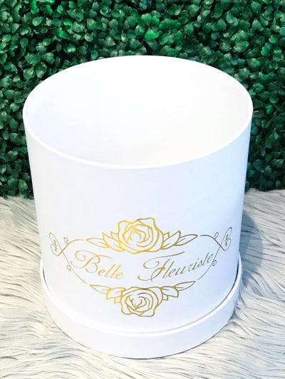 Custom Glitter Roses - Small White Box