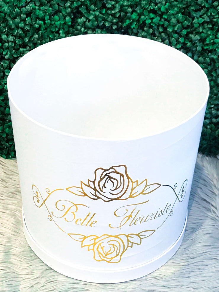 Custom Glitter Roses - Large White Box