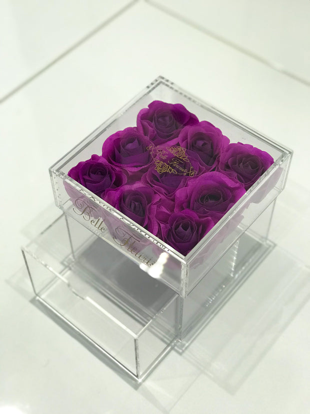 Mini Purple Cosmetic Box