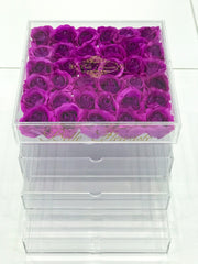 Large Purple Cosmetic Box