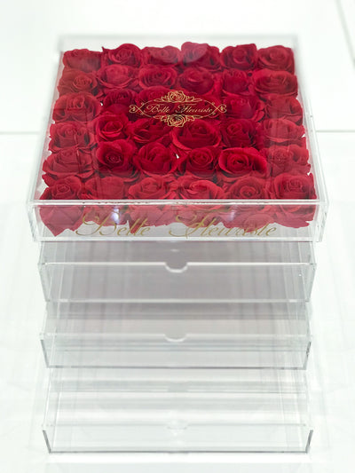 Large Red Cosmetic Box
